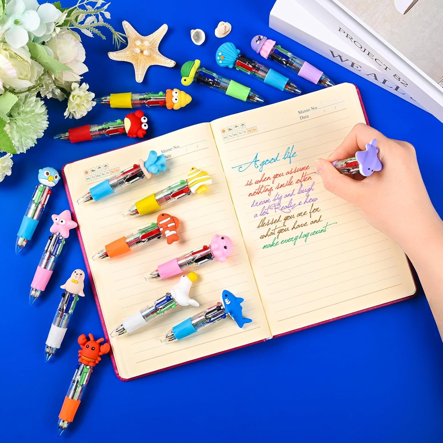 Ocean Animal 4-in-1 Multicolor Pens – Fun Writing Under the Sea