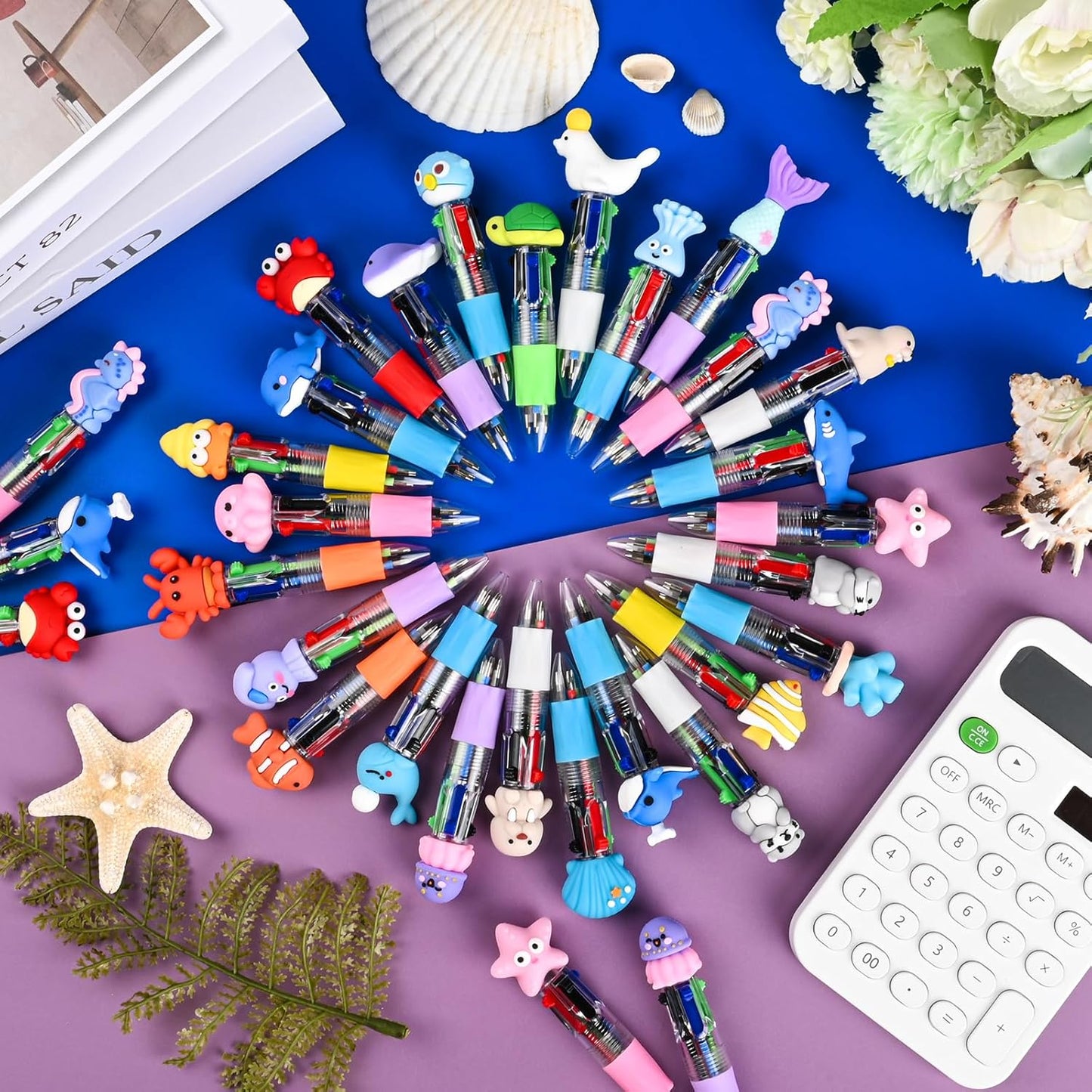 Ocean Animal 4-in-1 Multicolor Pens – Fun Writing Under the Sea