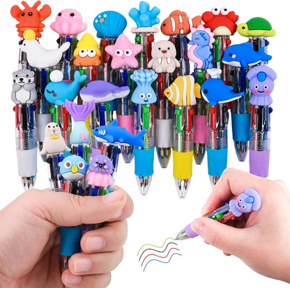 Ocean Animal 4-in-1 Multicolor Pens – Fun Writing Under the Sea